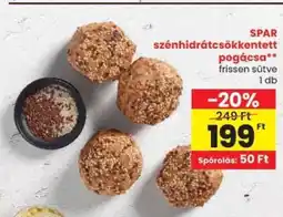 Spar SPAR szénhidrátsökkentett pogácsa ajánlat