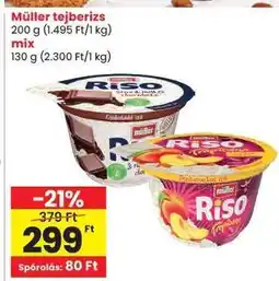 Spar Müller tejberizs mix ajánlat