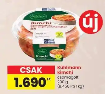 Spar Kühlmann kimchi ajánlat