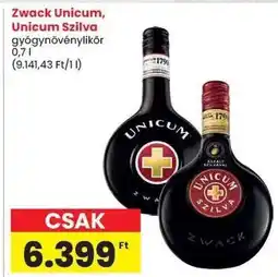Spar ZWACK Unicum* / Unicum Szilva ajánlat