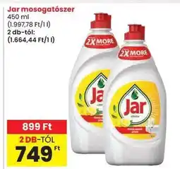 Spar JAR Mosogatószer ajánlat