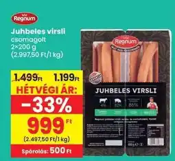 Spar Juhbeles virsli ajánlat