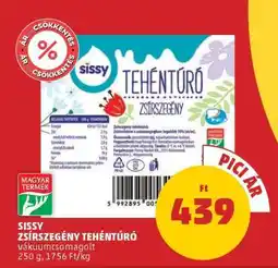PENNY Sissy Zsírszegény Tehéntúró ajánlat