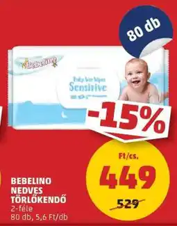 PENNY Bebelino Nedves Törlőkendő ajánlat
