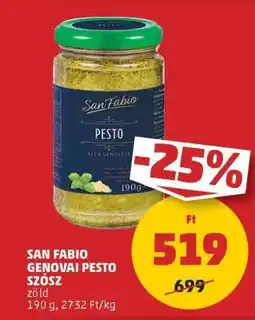PENNY San Fabio Genovai Pesto Szósz ajánlat