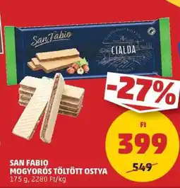 PENNY San Fabio Mogyorós Töltött Ostya ajánlat