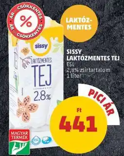 PENNY Sissy Laktózmentes Tej ajánlat