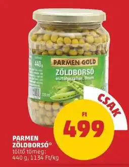 PENNY Parmen Zöldborsó ajánlat