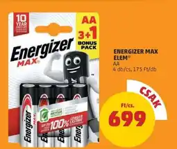 PENNY Energizer Max Elem ajánlat