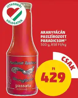 PENNY Aranyfácán passzírozott paradicsom ajánlat