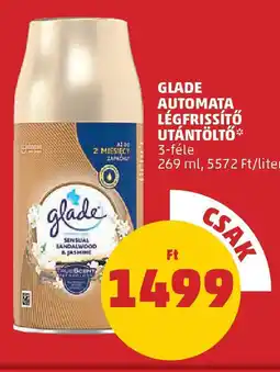 PENNY Glade Automata légfrissítő utántöltő ajánlat