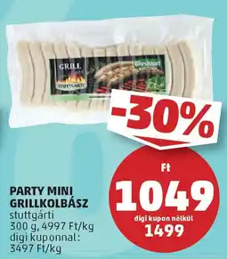 PENNY Party Mini grillkolbász ajánlat