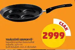 PENNY Tojássütő serpenyő ajánlat