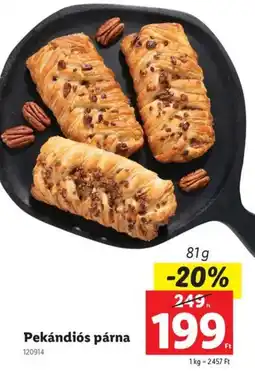 Lidl Pekándiós párna ajánlat