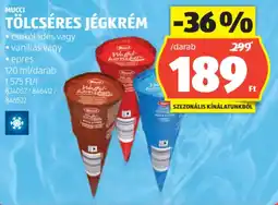ALDI Mucci Tölcséres jégkrém ajánlat