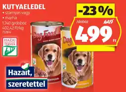 ALDI Kutyaeledel ajánlat