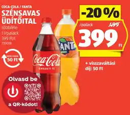 ALDI Coca-Cola / Fanta szénsavas üdítőital ajánlat
