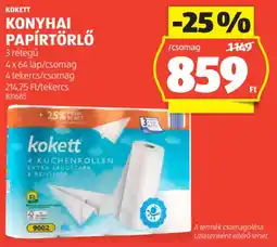 ALDI Kokett Konyhai papírtörlő ajánlat