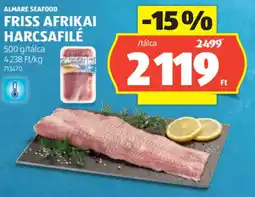 ALDI Almare Seafood Friss afrikai harcsafilé ajánlat