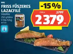 ALDI BBQ Friss fűszeres lazacfilé ajánlat