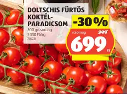 ALDI Doltschis fürtös koktél-paradicsom ajánlat