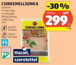 ALDI Csirkemellsonka ajánlat