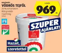 ALDI Kokárdás Vödrös tejföl ajánlat