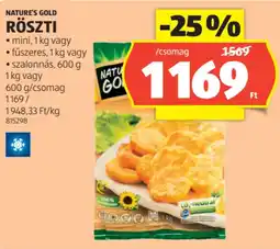 ALDI Nature's Gold röszti ajánlat