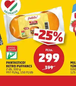 PENNY Pantastico! Retro Puffancs ajánlat
