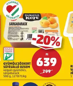 PENNY Gyümölcsöskert Sütésáll Dzsem ajánlat