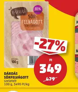 PENNY Dárdás Sörfelvágott ajánlat