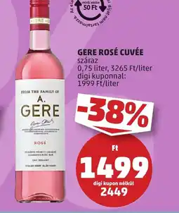 PENNY Gere Rosé Cuvée ajánlat