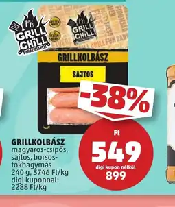 PENNY Grillkolbász ajánlat