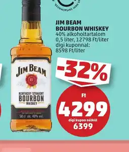 PENNY Jim Beam Bourbon Whiskey ajánlat