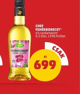 PENNY Chef Fehéborecet ajánlat