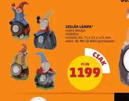 PENNY Szolár lámpa ajánlat