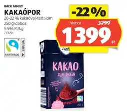 ALDI Back Family kakaópor ajánlat