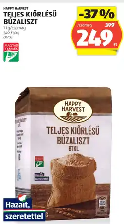 ALDI Happy Harvest Teljes kiőrlésű ajánlat