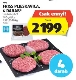 ALDI BBQ Friss pljeskavica ajánlat