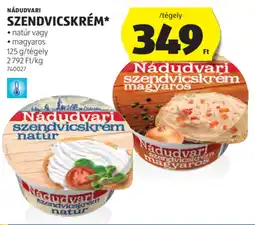 ALDI Nádudvari szendvicskrém ajánlat