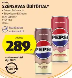 ALDI Pepsi szénsavas üdítőital ajánlat