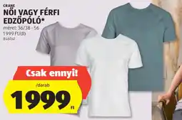 ALDI Crane női / férfi edzőpóló ajánlat
