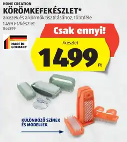 ALDI Home Creation körömkefekészlet ajánlat
