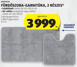ALDI Novitesse Fürdőszoba-garnitúra ajánlat