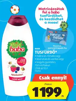 ALDI Baba Tusfürdő ajánlat