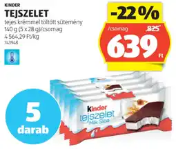 ALDI Kinder tejszelet ajánlat