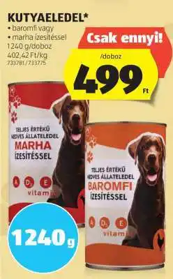 ALDI KUTYAELEDEL ajánlat