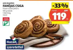 ALDI Fahéjas csiga ajánlat