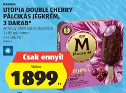 ALDI Magnum Utopia Double Cherry pálcikás jégkrém ajánlat