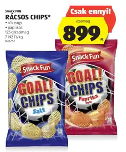 ALDI Snack Fun Rácsos chips ajánlat